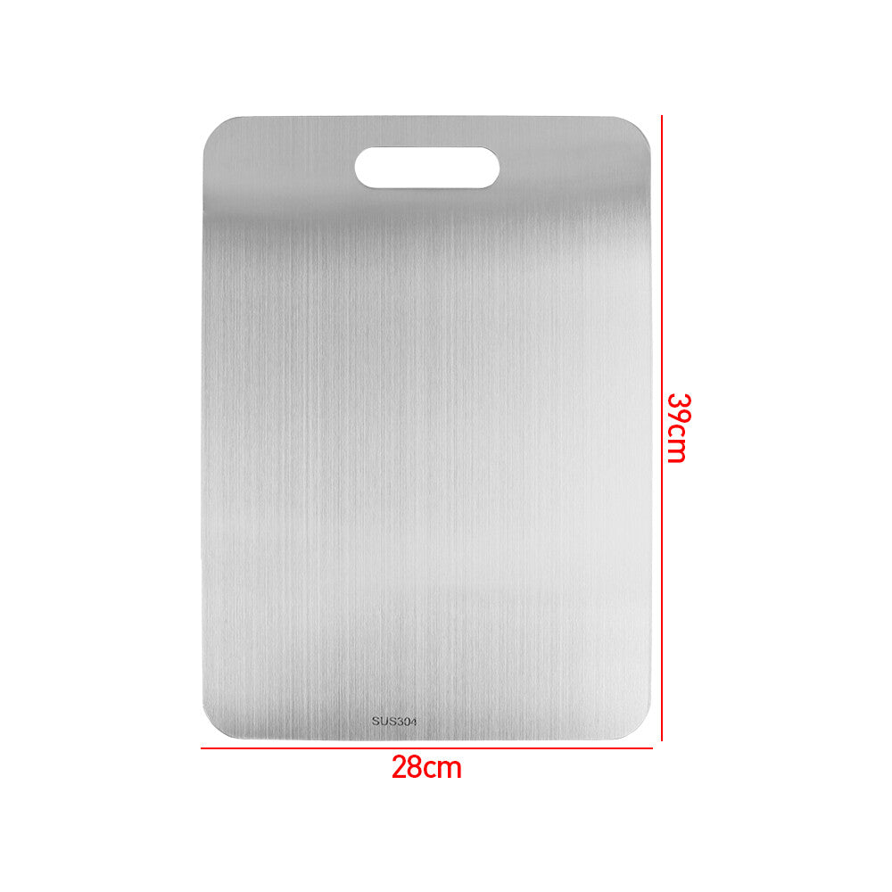 Titanium Cutting Board Double-Sided Titanium Cutting Boards For Kitchen Camping--28 X39cm Large