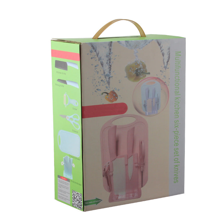 6 sets of ceramic knife set