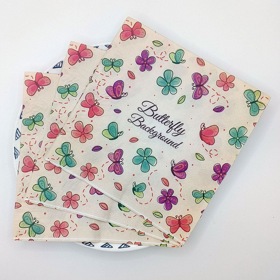 Handmade DIY Butterfly-shaped Paper Towels