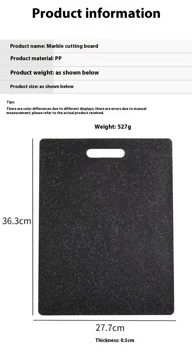 Plastic Cutting Boards With Anti Mold Properties For Household Use