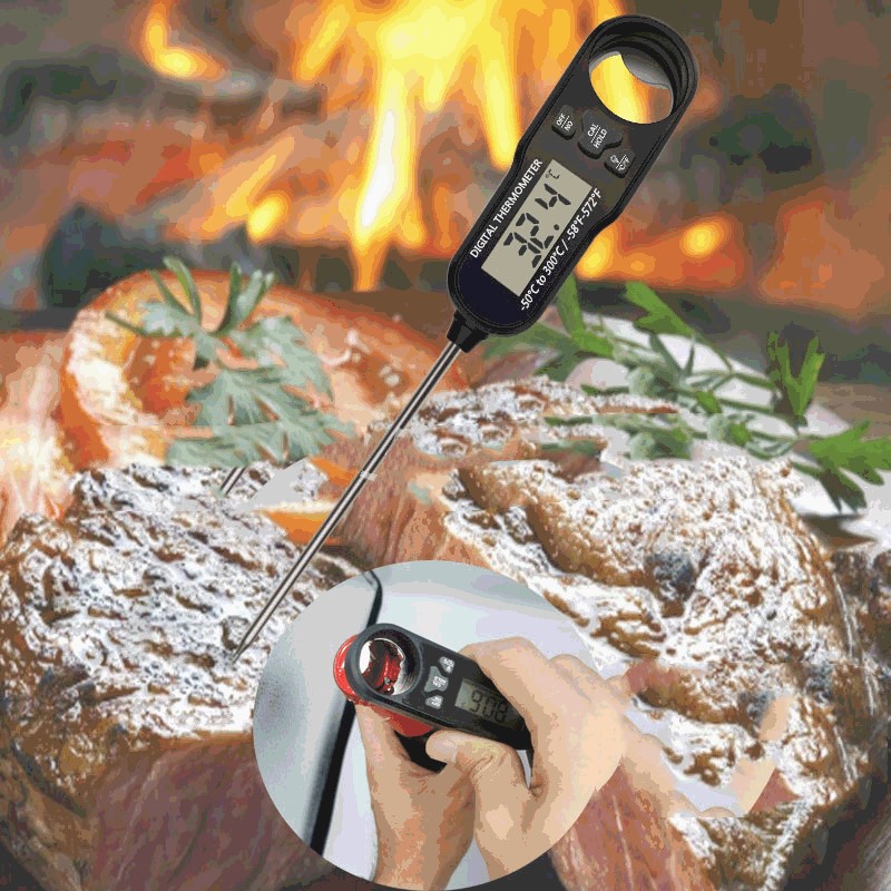 Instantly read meat thermometer