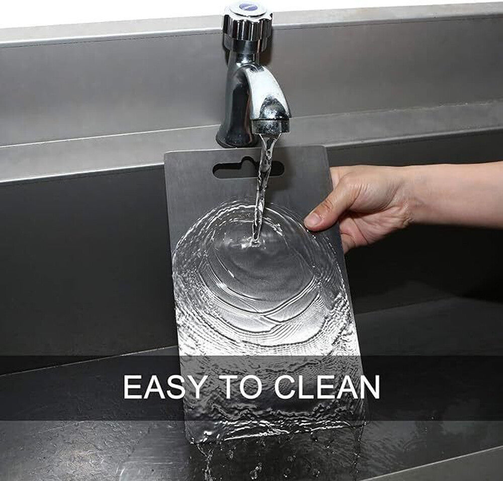 Titanium Cutting Board Double-Sided Titanium Cutting Boards For Kitchen Camping--28 X39cm Large