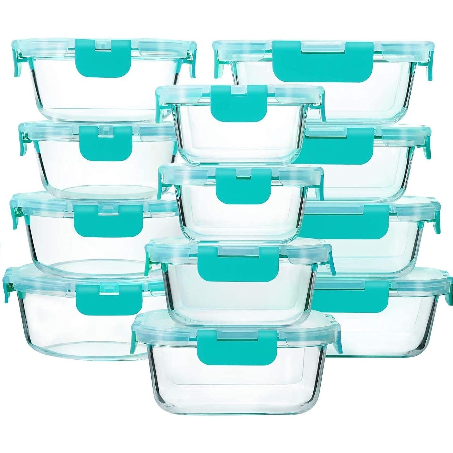 Microwaveable Heating Buckle Glass Lunch Box