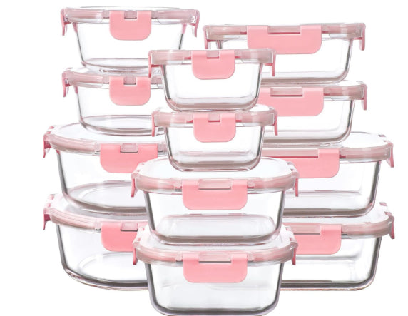 Microwaveable Heating Buckle Glass Lunch Box